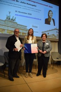 Preisverleihung Berliner Preis für Versicherungswissenschaft 2025 am 20.11.2025 im „House of Finance & Tech“